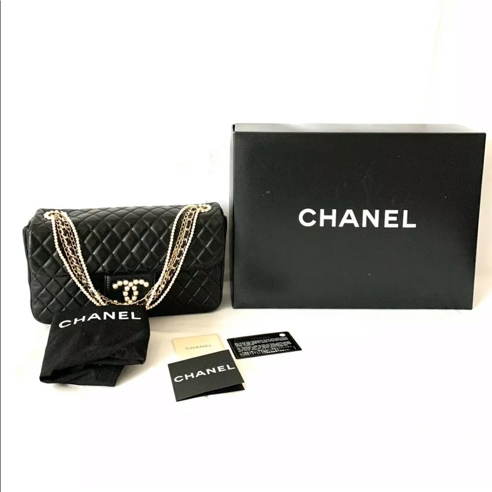 CHANEL WESTMINSTER FAUX PEARL MEDIUM FLAP BAG